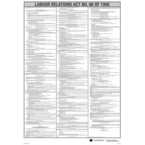 Labour Relations Act No. 66 of 1995 Poster